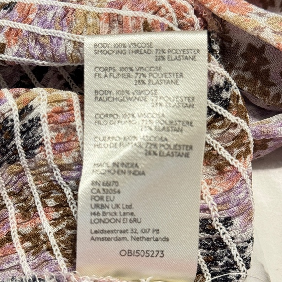 FREE PEOPLE Back On Top Smocked Crop Top in Soft Combo NWOT! - Picture 8 of 13